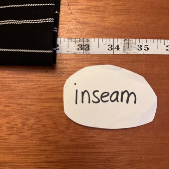 Urban Outfitters Archive Black & White Striped Flared Pants L - Picture 8 of 9